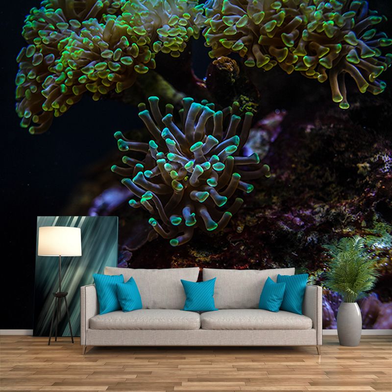 Tropical Seabed Creatures Home Decor Simple Bedroom Wall Decoration Wallpaper