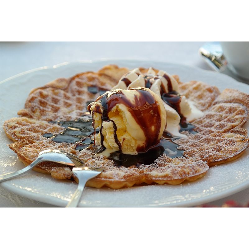 Ice Cream Mural Wallpaper Wall Covering Environment Friendly Commerce Shop