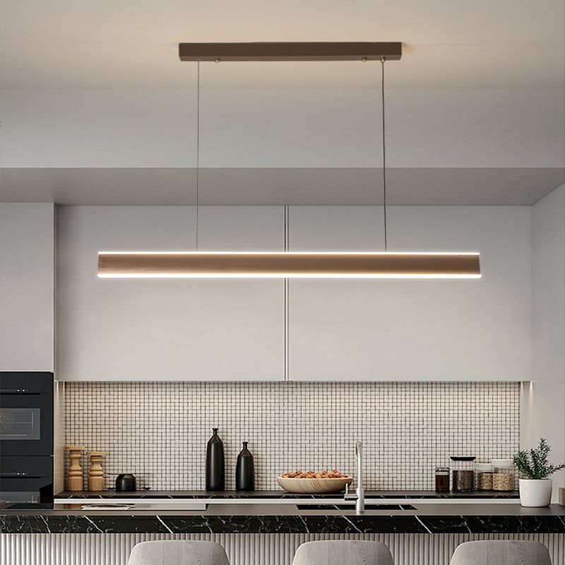 Minimalista Metal Island Light Led Island Relect Island para sala de estar