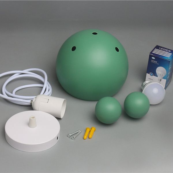 Aione a pendente a semicerbaro Sottonatura in stile minimalista in metallo il ciondolo di illuminazione