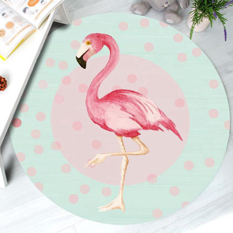 Creative Earth Pattern Area Rug Polyester Carpet Non-Slip Backing Indoor Rug for Home Decoration