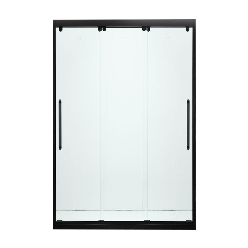 Triple Linkage Double Sliding Shower Door Tempered Glass Shower Door