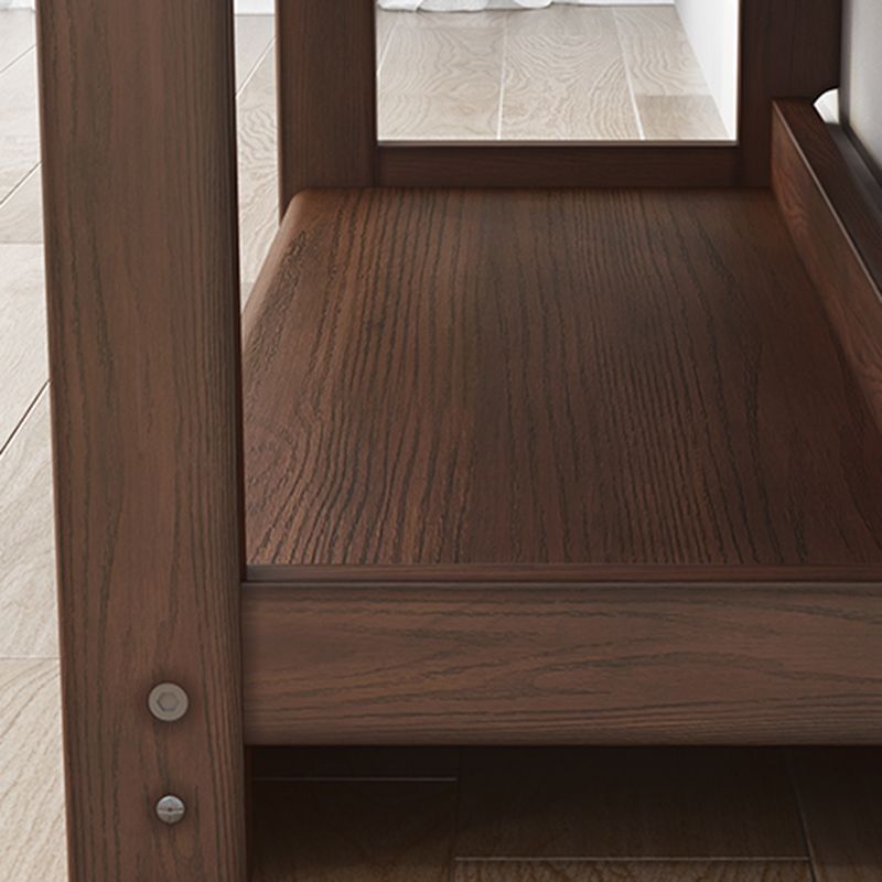 Contemporary Wooden Bookcase Open Back Bookcase for Home Office