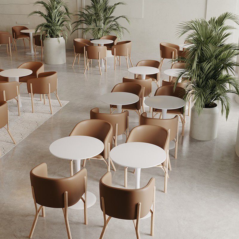 Modern Round Dining Table Set 1/3 Pieces Dining Set for Kitchen