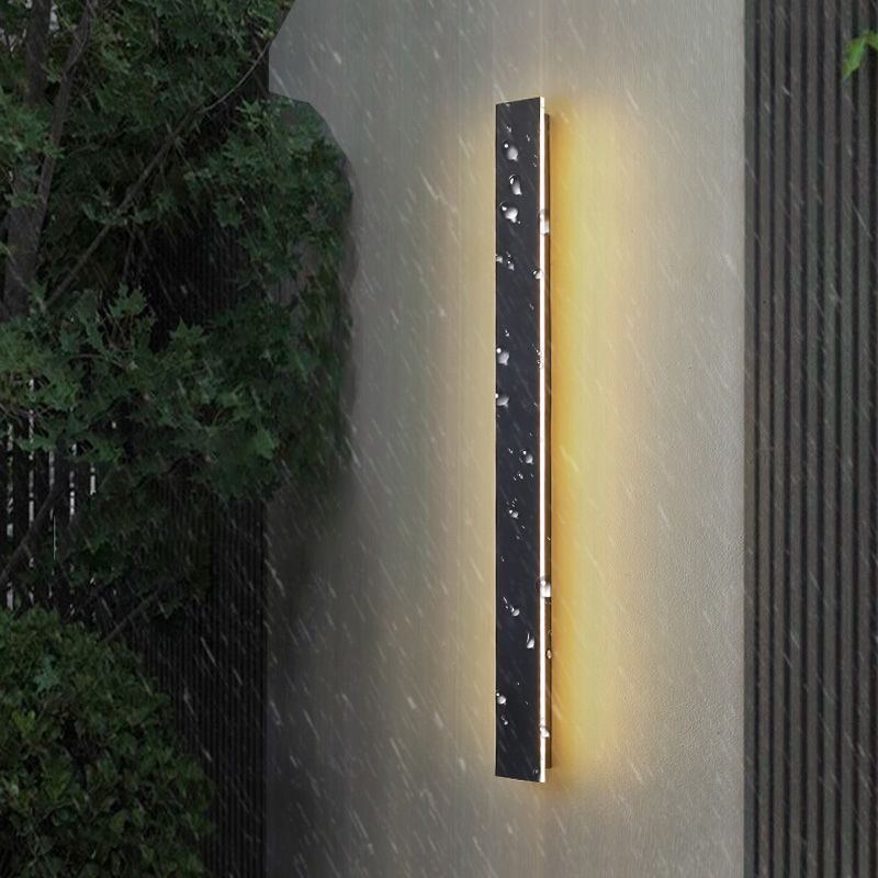 Forma lineal Luz de pared de metal Estilo moderno 1 Luz de luz de pared de luz