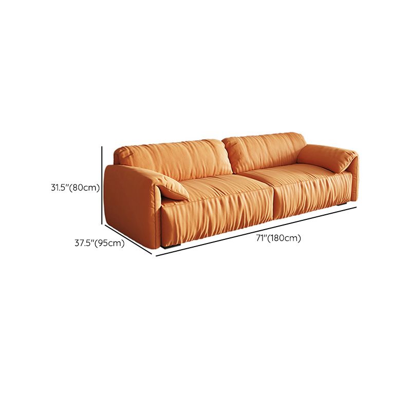 Contemporary Stationary Living Room Seating Pillow Top Arm Cushions Sofa