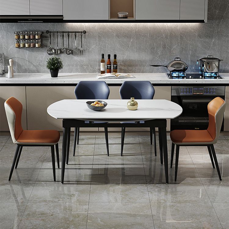 Modern 1/4/5/6/7 Pieces Dining Room Set Sintered Stone Dining Table