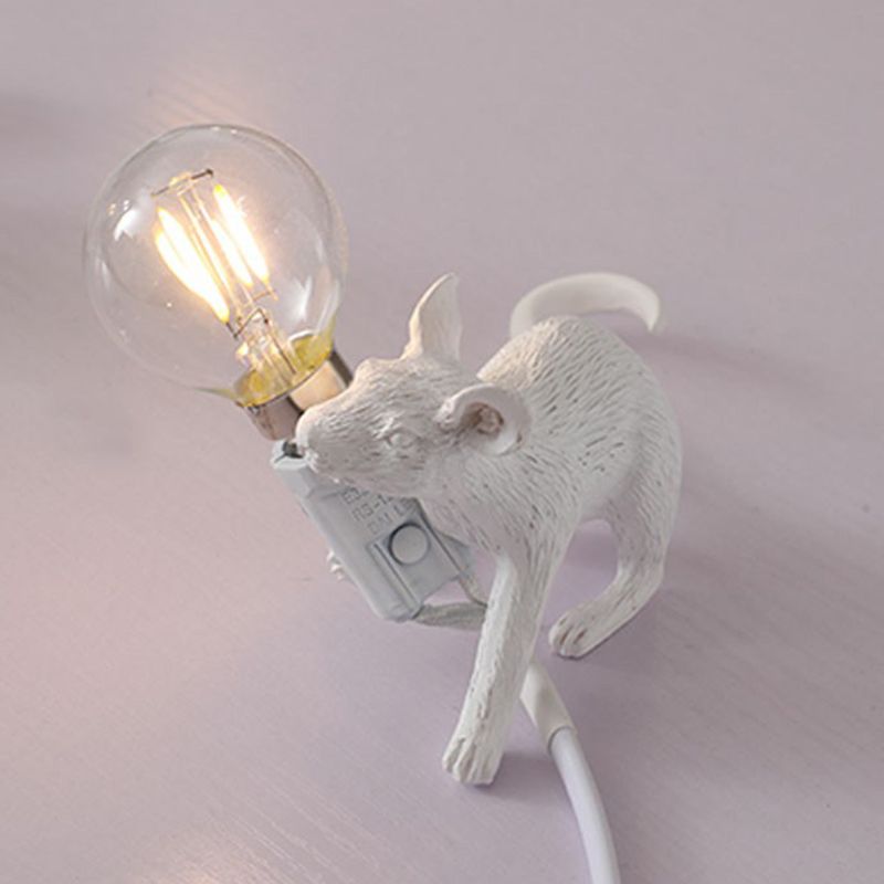 Lampada da tavolo a forma di topo in stile per bambini Lampa