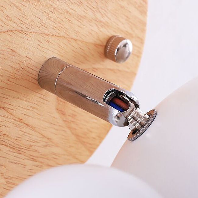 Macaron Cartoon Wall Light 1-Light Wall Mount Lamp with Wood for Living Room