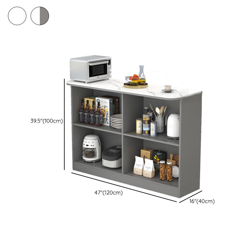 Modern Indoor Bar Dining Table Rectangle Faux Marble Bar Table