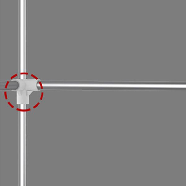 Contemporary Metal Wardrobe for Home Matte Finish Cabinet with Legs