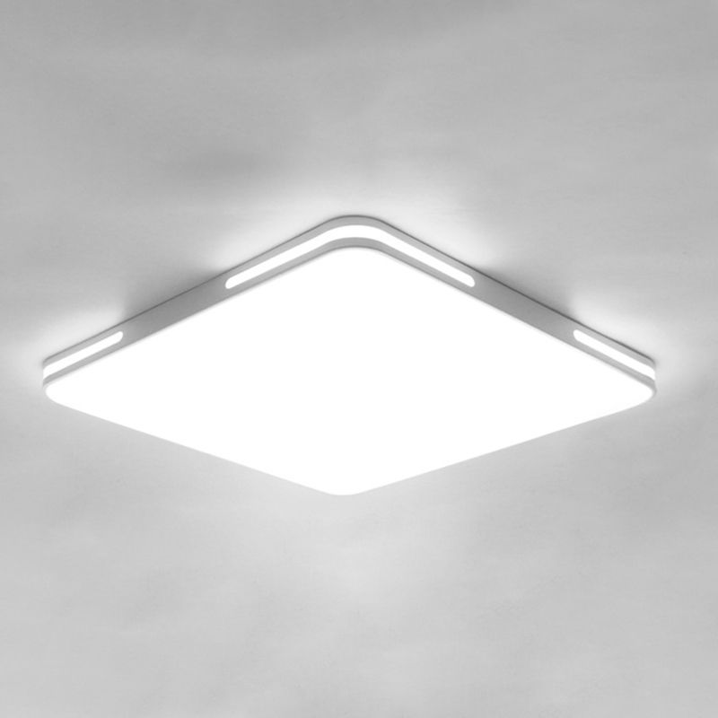 1-Light Geometric Shade Flush Mount Modern Simple Style Flush Mount Ceiling Light Fixture