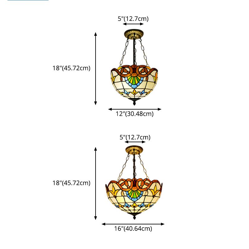 Éclairage de lustre en forme