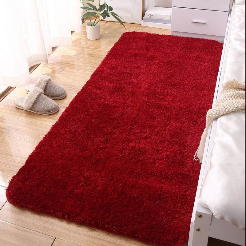 Simple Solid Color Rug Multi Colored Polypropylene Area Carpet Non-Slip Backing Pet Friendly Indoor Rug for Room