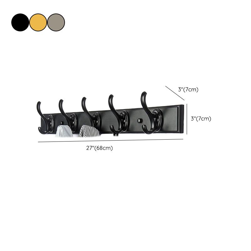 Gorgeous Metal Coat Hanger Wall-Mounted Coat Rack with Coat Hooks