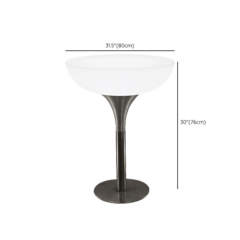 Polyethylene Round Table Industrial Style Commercial Outdoor Bar Table
