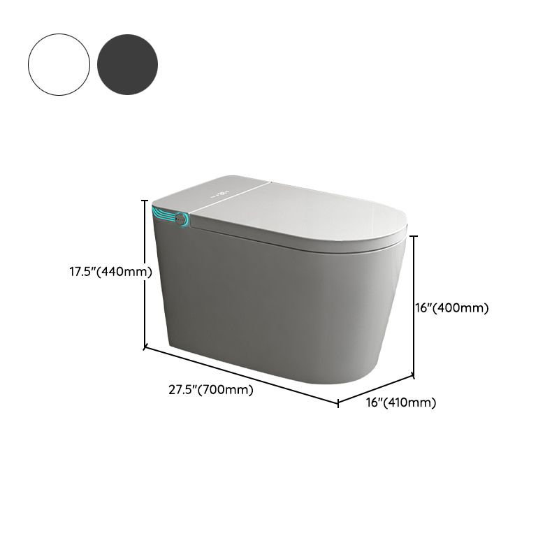 Modern Concealed Tank One Piece Toilet Floor Mounted Toilet Bowl for Washroom