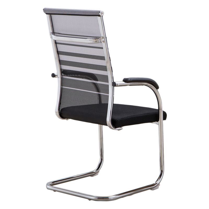 Medium/High Back Office Chair Metal Leg Mesh Back Sponge Cushion Office Chair