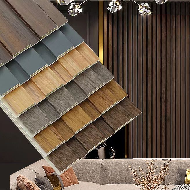 Contemporary Wall Paneling Wood Waterproof Stain Resistant Shiplap Wall Paneling