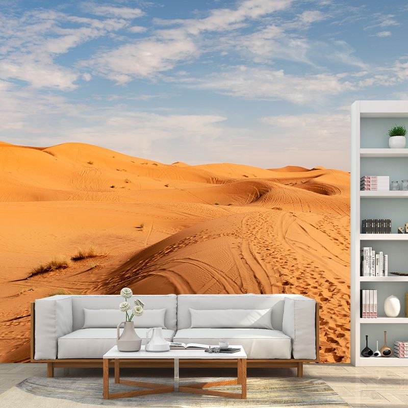 Photography Style Desert Mural Wallpaper for Guest Room Decoration