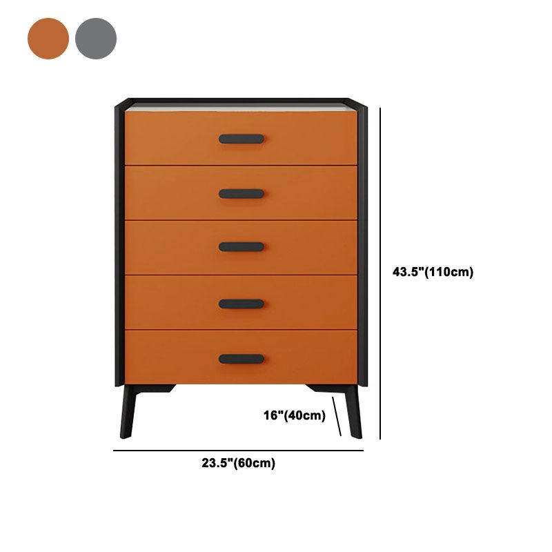 Classic Glam Stone Top Dresser Vertical Storage Chest with Drawer for Bedroom