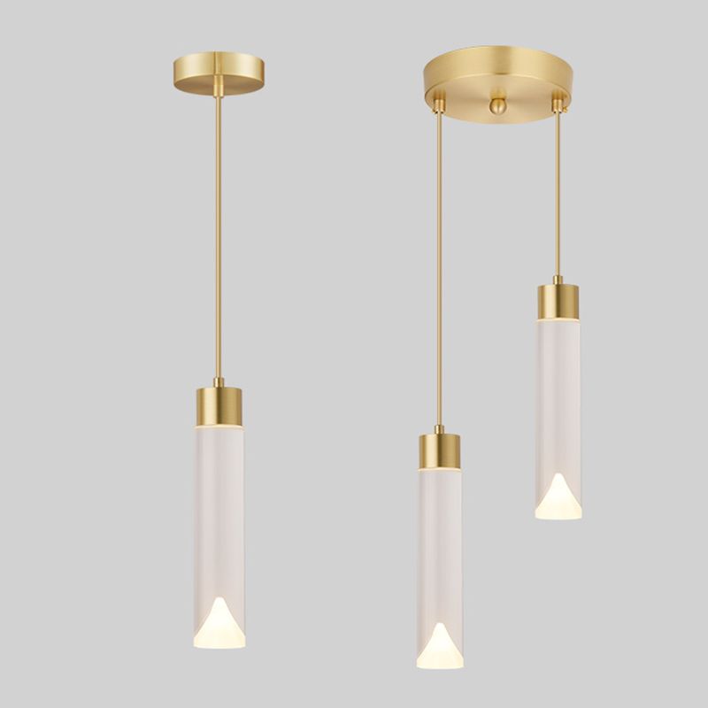 K9 Crystal Cylindric Pendant Lighting Simplicity Finis Finis Finis Plafond