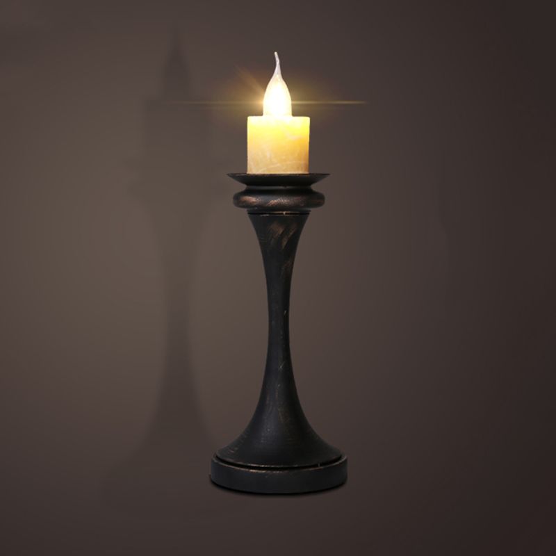 1 Light Desk Light Warehouse Style Candabra Marble Table Éclairage en laiton / bronze avec base de colonne en métal