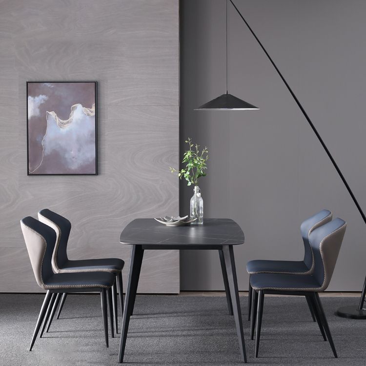 Modern Kitchen Sintered Stone Furniture with Standard Height Compact Dining¬†Room¬†Table¬†Set