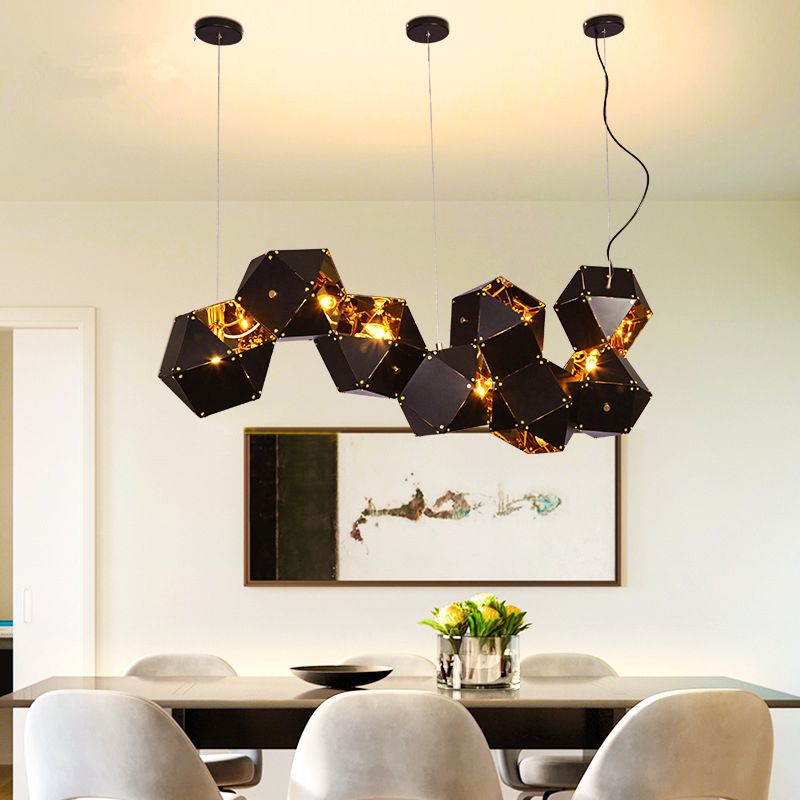 Postmodern Farmhouse Affermazione del soffitto per la sala da pranzo Coffee Shop