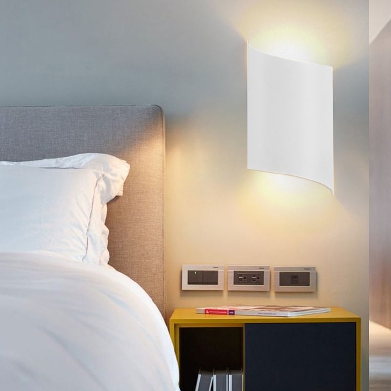 Luces de pared de forma de geometría de estilo contemporáneo de metal luces de montaje de pared de 2 luces