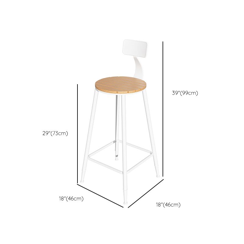 Contemporary 1/2/5 Pieces Bar Table Set Rectangle Bar Table with High Metal Stools