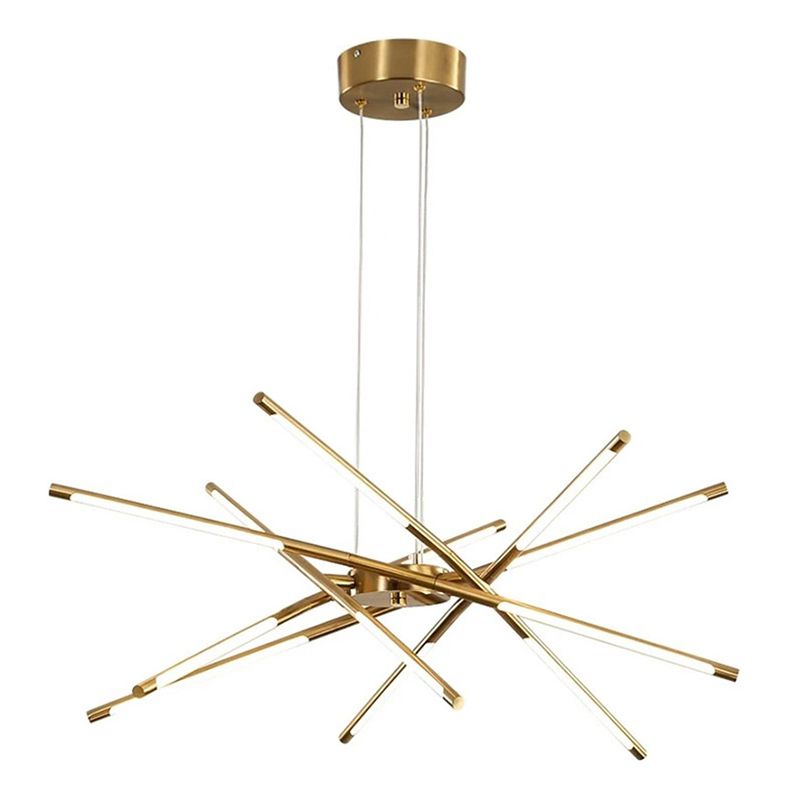 Minimalismo de lámpara de oro Luz Multi Light Light para sala de estar para sala de estar