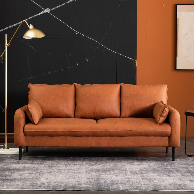 Coussins en cuir faux