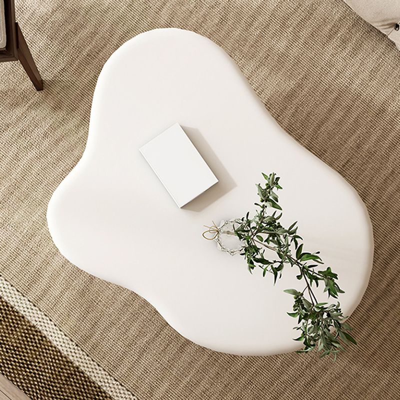 Scandinavian Coffee Table 4 Legs  & Free form Wooden in White