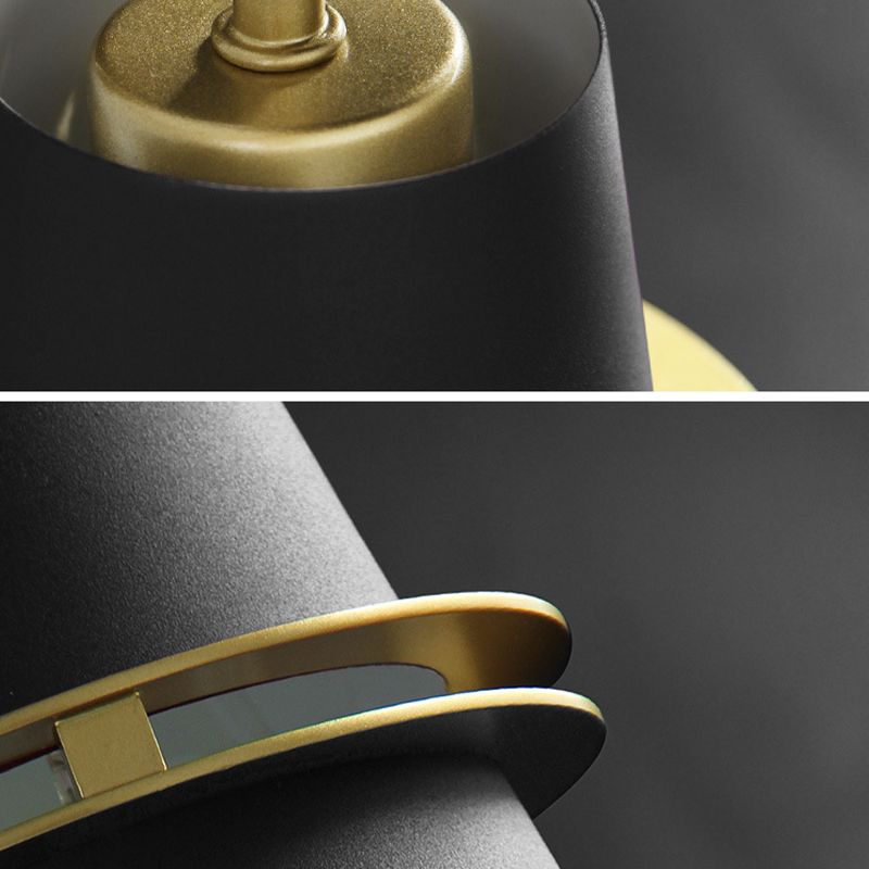 Single Cone Wall Mounted Sconce Modernism Metal Wall Light Sconces