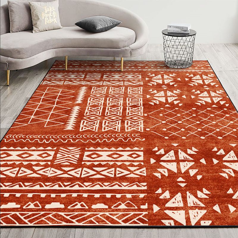 Boho Tribal Totem Rog Classic Polyester Carpet Tacle résistant au tapis Indoor pour décoration domestique