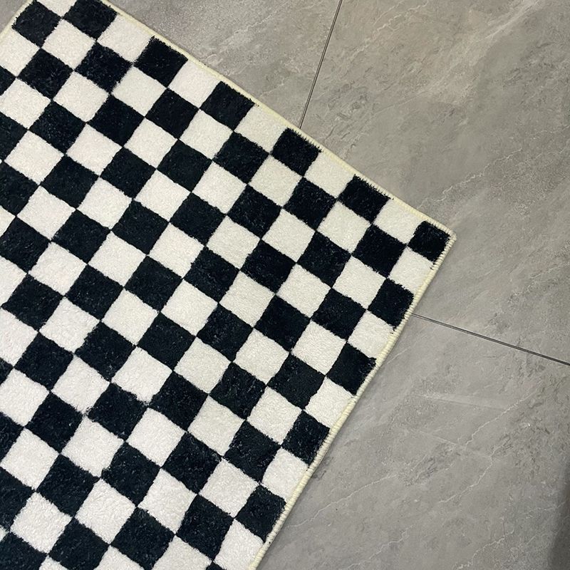 Modern Abstract Carpet Beige Polyester Area Rug Anti-Slip Indoor Rug for Home Decor