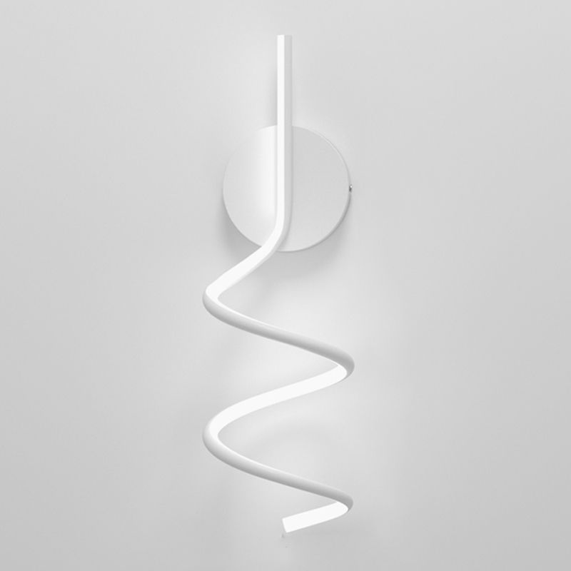 Modern Style Linear Shape Wall Sconce Metal 1 Light Wall Lighting for Living Room