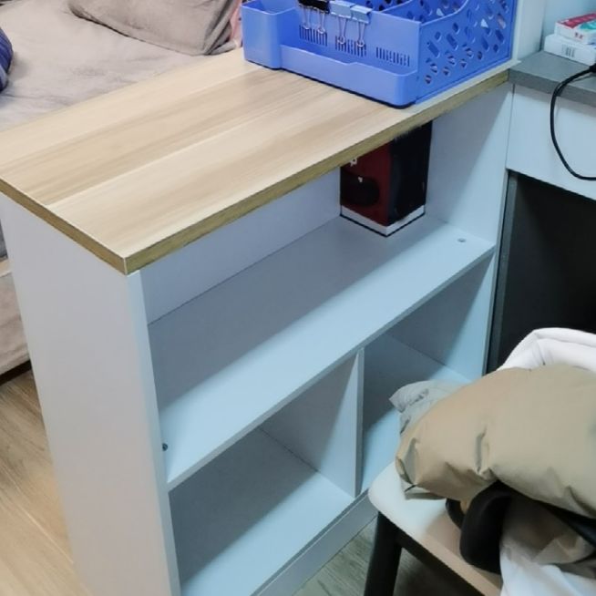 Modern Indoor Bar Stool Table Faux Wood Rectangle Counter Table