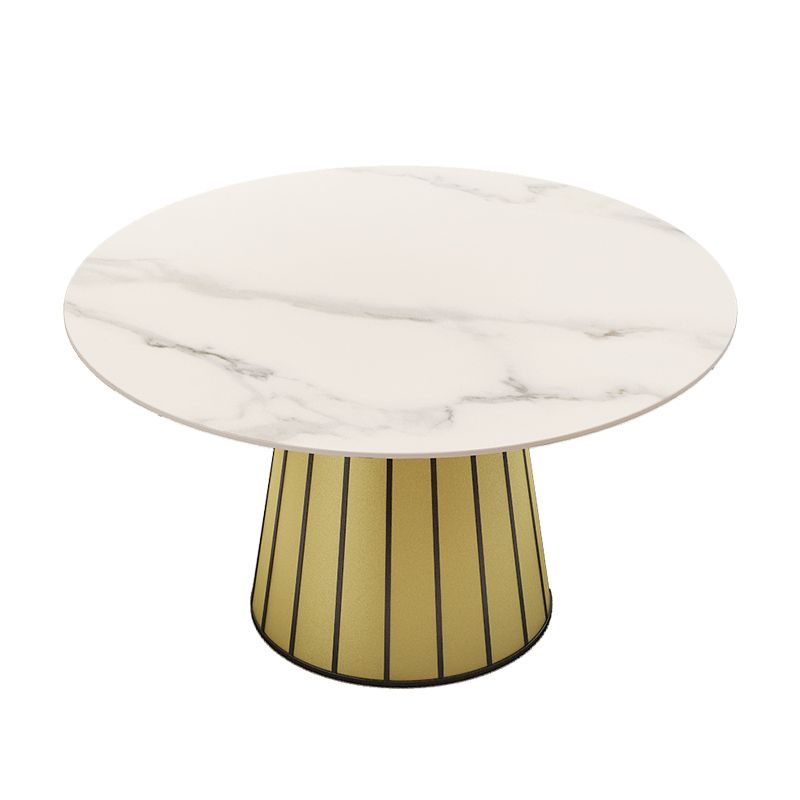 Nordic Round Stone Dining Table 1/7 Pieces Dining Set for Cafe