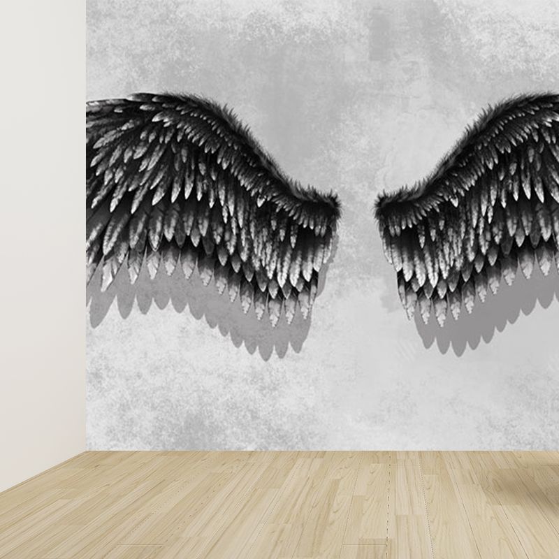 Bird Wing Wall Mural Modern Decorative Living Room Wall Covering, Custom Printed
