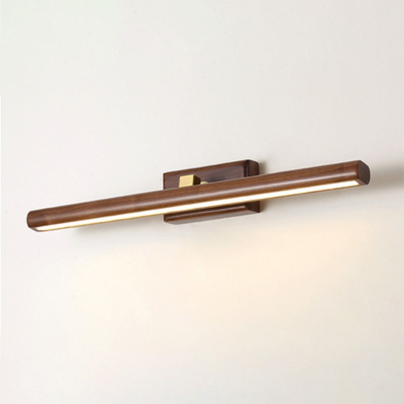 Lineaire wandlicht SCONCE HEDENDAAGE HOUTE LED BADADHAIL WANDELLICHTING BELAND IN BRUIN