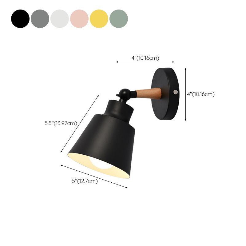 Geometric Shape Metal Sconce Light Modern Style Wall Sconce Light for Dining Room