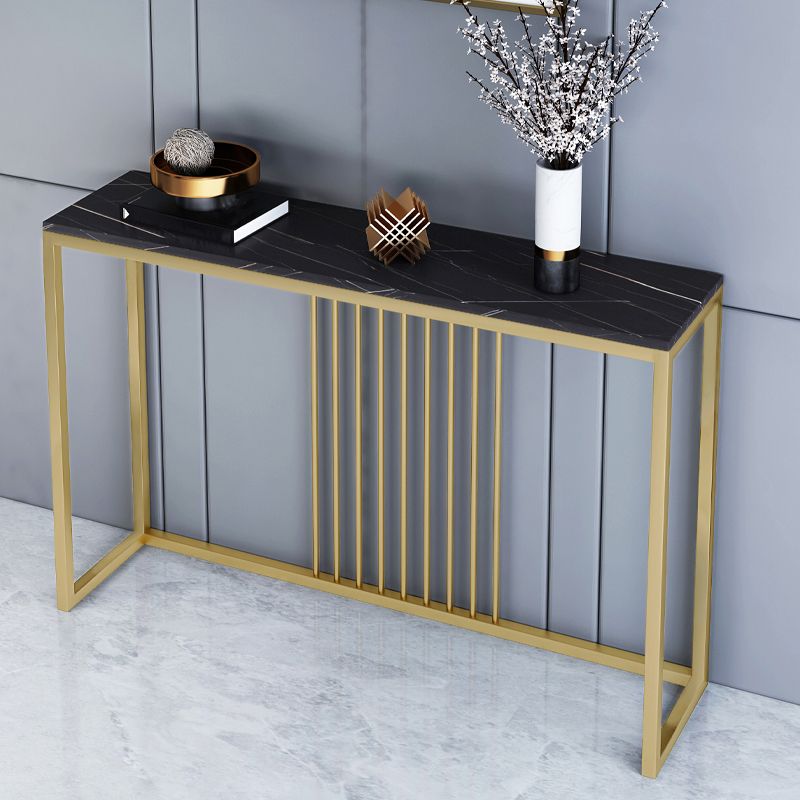 Rectangle Shape Contemporary Console Table Stone Sofa Table in for Hall