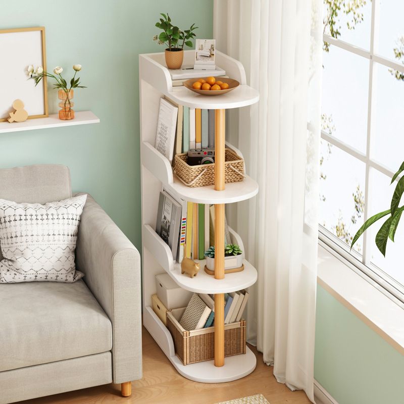 Scandinavian Bookshelf Engineered Wood Shelf Bookcase for Office