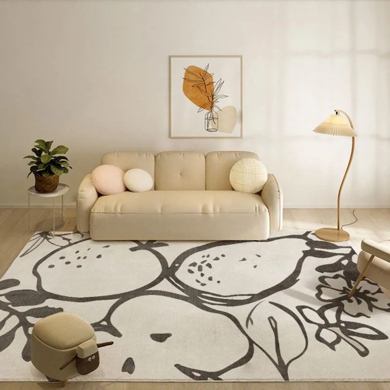 Pink Simple Teppich Polyester Farbstück Fläche Teppich Teppich für Wohnkultur