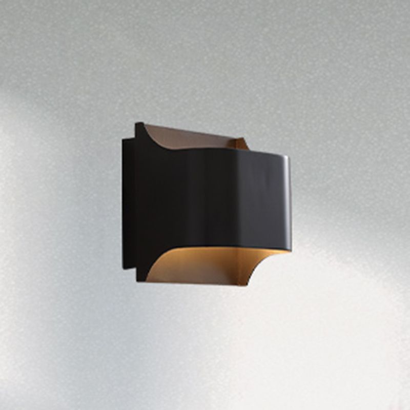 Modernism Wall Sconce Black Sconce Lighting with Copper for Hallway
