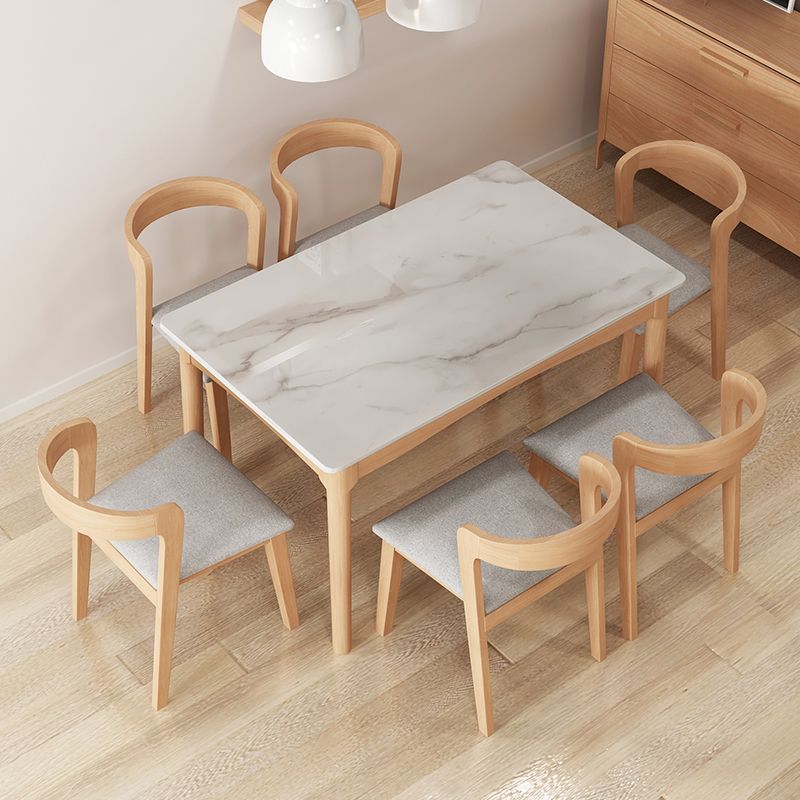 Simplicity Style Dining Site Table Rectangle Furniture for Home