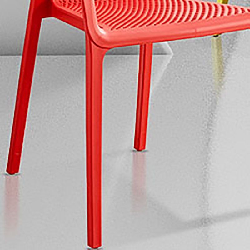 Silla escandinava plástica del respaldo sólido del sillón del comedor de la cocina