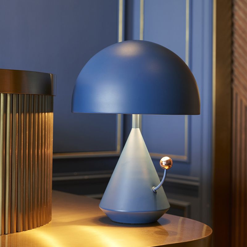 Paddestoeltafel Lamp Designer Style Metalen 1-Bulb Slaapkamer Nachtlicht met aanraakknop